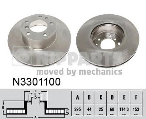 Купити N3301100 Nipparts Ротор гальмівний