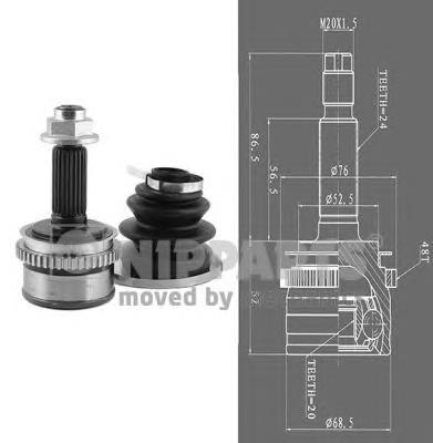 Граната колісна Nipparts N2820309 ціна, від 29.61 USD