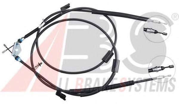 Купити K10325 ABS Трос ручного гальма задній, правий/лівий