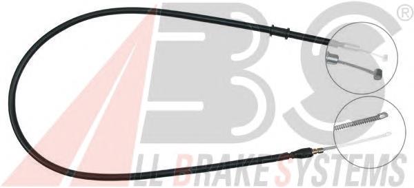 Трос ручного гальма задній, правий ABS K14198 ціна, від 20.45 USD
