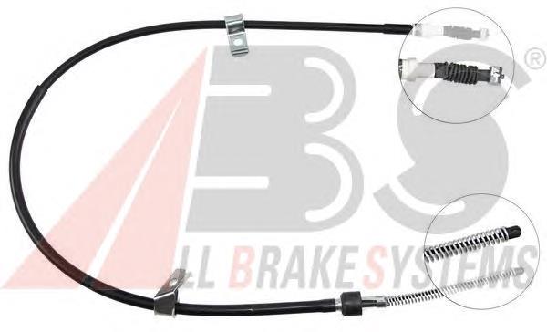 Трос стоянкового гальма задній лівий ABS K11487 ціна, від 25.86 USD