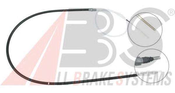 Трос ручного гальма задній, правий/лівий ABS K12846 ціна, від 7.87 USD
