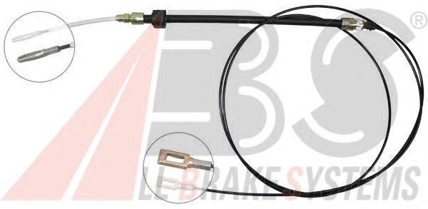 Трос стоянкового гальма передній ABS K13201 ціна, від 10.54 USD