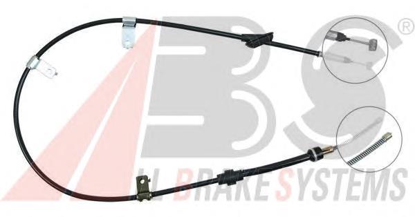 Трос стоянкового гальма задній правий ABS K12497 ціна, від 21.93 USD