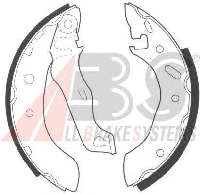 Гальма робочі задні ножні і гальмівні барабани ABS 8945