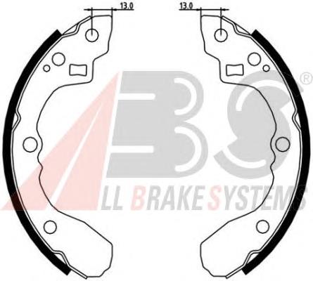 Колодки гальмові задні, барабанні ABS 8936 ціна, від 20.14 USD