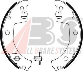 Колодки гальмові задні, барабанні ABS 8911 ціна, від 13.58 USD