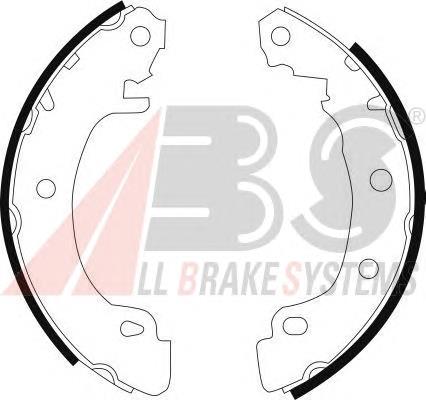 Колодки гальмові задні, барабанні ABS 8988 ціна, від 15.60 USD