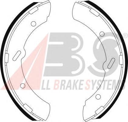 Колодки гальмові задні, барабанні ABS 9009 ціна, від 3443.37 UAH