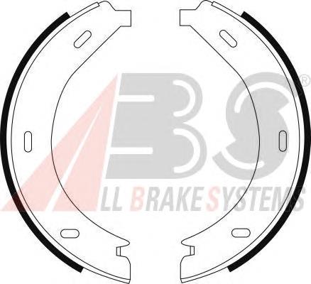 Колодки ручника / стоянкового гальма ABS 9110 ціна, від 13.57 USD