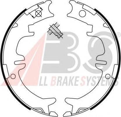 Колодки ручника 9114 ABS
