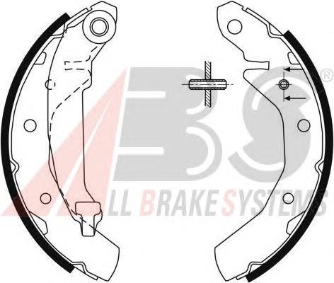 Колодки гальмові задні, барабанні ABS 9061 ціна, від 14.18 USD