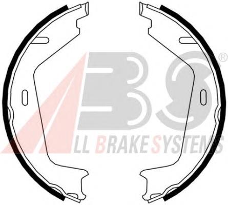 Колодки ручника 9071 ABS