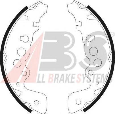 Колодки гальмові задні, барабанні ABS 9052 ціна, від 17.83 USD
