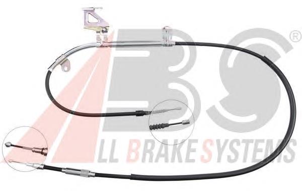 Трос стоянкового гальма задній лівий ABS K18387 ціна, від 29.86 USD