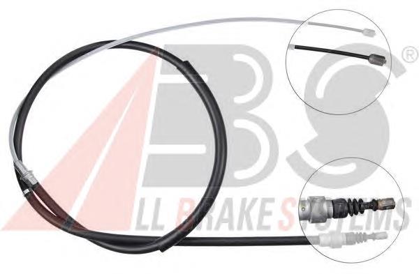 Трос ручного гальма задній, правий/лівий ABS K18576 ціна, від 18.30 USD
