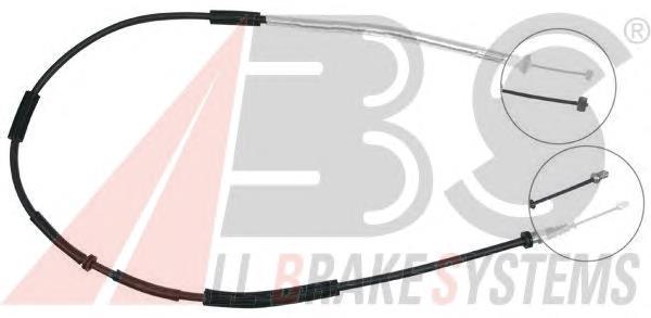 Трос стоянкового гальма задній правий ABS K18148 ціна, від 13.94 USD