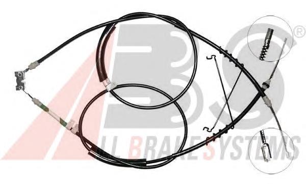 Трос ручного гальма задній, правий/лівий ABS K17705 ціна, від 28.40 USD