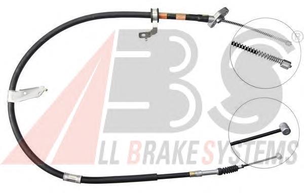 BC2052R Japan Parts Трос ручного гальма задній, правий