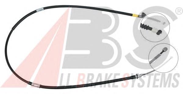 Купити K15957 ABS Трос ручного гальма задній, лівий