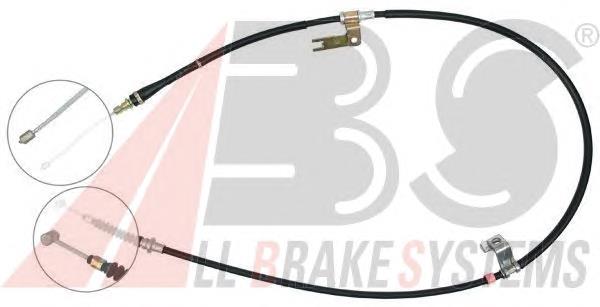 Трос стоянкового гальма задній лівий ABS K15947 ціна, від 23.65 USD