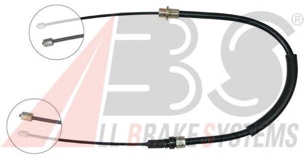 Трос стоянкового гальма задній лівий ABS K17097 ціна, від 6.51 USD