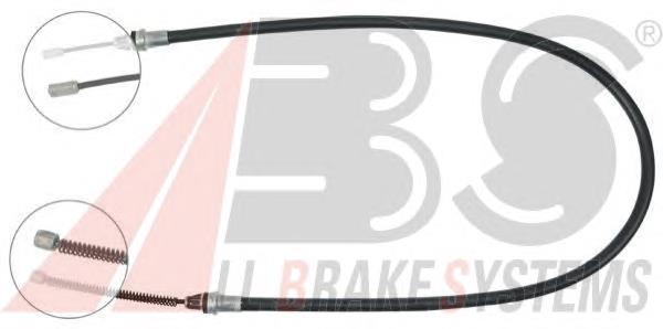 Трос ручного гальма задній, правий/лівий ABS K16626 ціна, від 17.60 USD