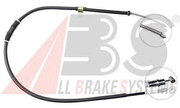 Трос стоянкового гальма задній лівий ABS K16827 ціна, від 13.04 USD