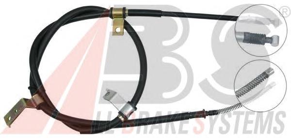 K19987 ABS Трос ручного гальма задній, лівий