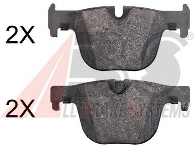 Задні гальмівні колодки ABS 37925 ціна, від 20.01 USD