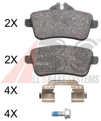 Задні гальмівні колодки ABS 37940 ціна, від 22.44 USD