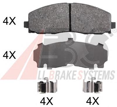 Гальмівні колодки ABS 37936 ціна, від 30.92 USD
