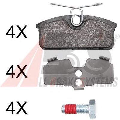 Задні гальмівні колодки Japko 510705 ціна, від 35.79 USD