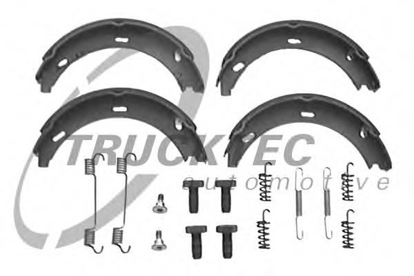 Колодки стоянкового гальма Trucktec 0235006