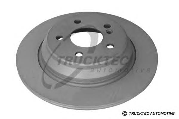 0834078 Trucktec диск гальмівний задній