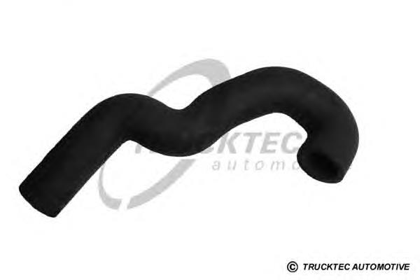 0240017 Trucktec Шланг/патрубок радіатора охолодження, нижній