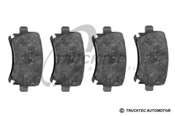 Задні гальмівні колодки Trucktec 0735138 ціна, від 22.50 USD