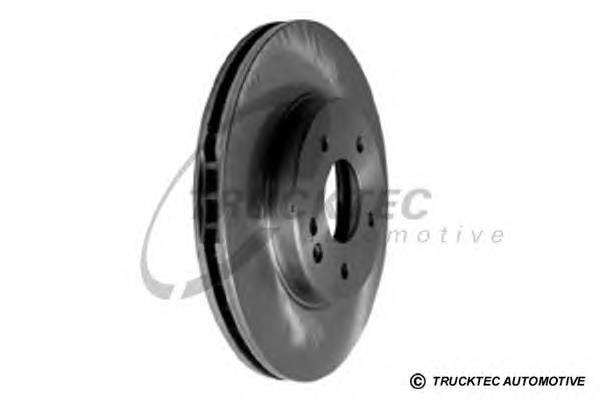 0735061 Trucktec диск гальмівний задній
