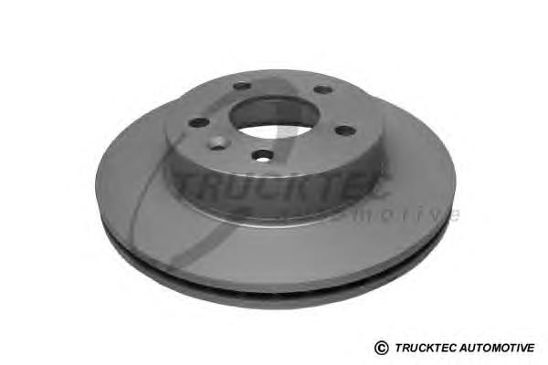 Диск гальмівний передній Trucktec 0235074