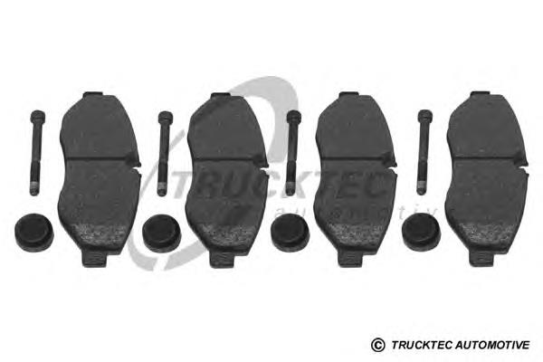 Передні тормозні колодки 0235196 Trucktec