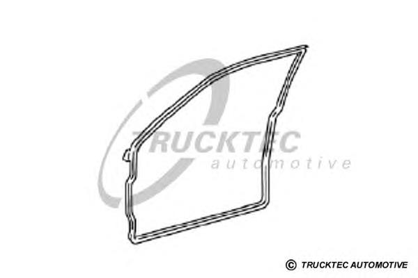 Купити 0253038 Trucktec Ущільнювач двері передньої правої (на кузові)