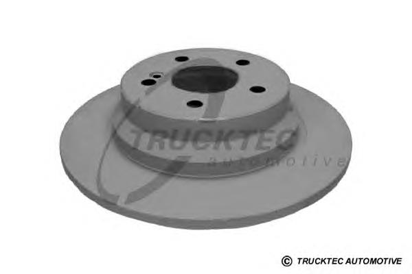 0235093 Trucktec диск гальмівний задній