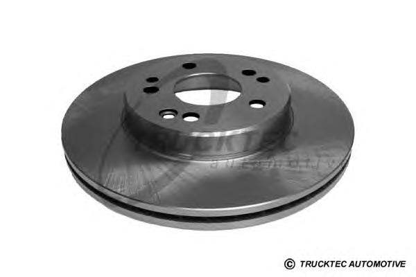 0235061 Trucktec диск гальмівний передній