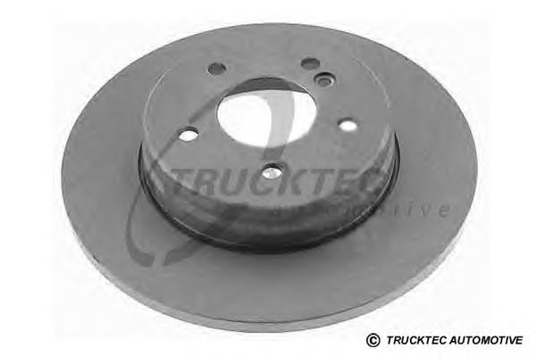 0235140 Trucktec диск гальмівний задній
