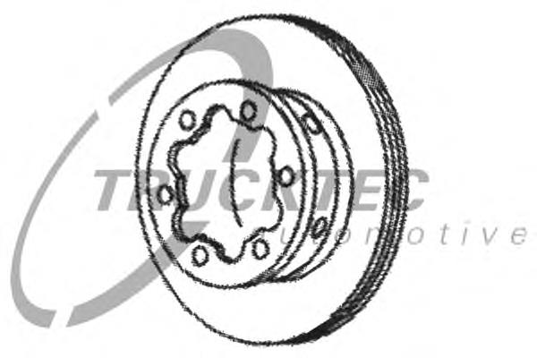 Диск гальмівний задній Trucktec 0235056