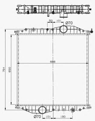 Радіатор охолодження NRF 529710