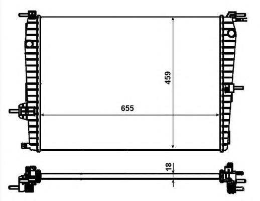 Купити 601408A2 Polcar Радіатор двигуна