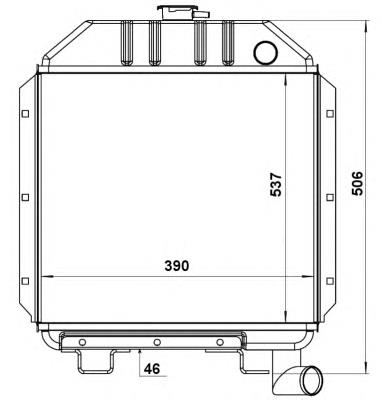 Радіатор основний AVA CS2025 ціна, від 487.68 USD
