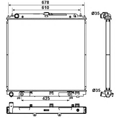 Радіатор основний NRF 53179 ціна, від 164.24 USD