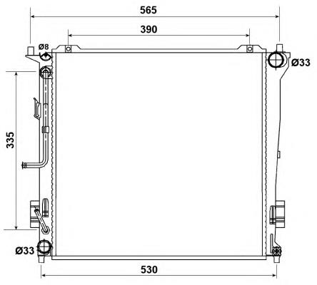 Купити 53163 NRF Радіатор двигуна